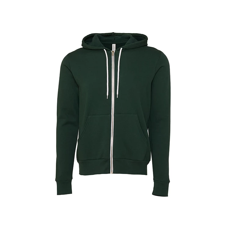 Unisex Poly-Cotton Fleece Full-Zip Hoodie