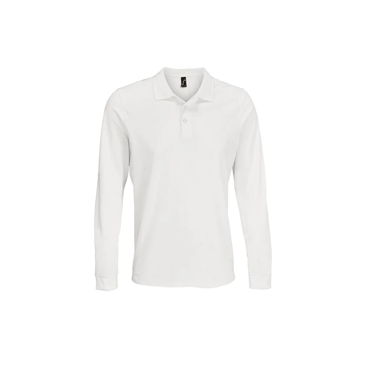 Unisex Long Sleeve Polycotton Polo Shirt