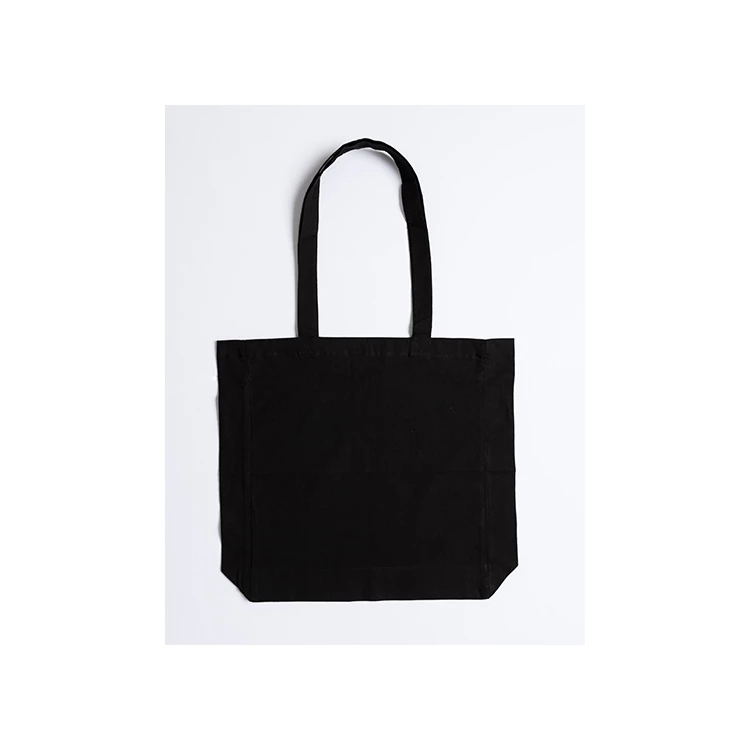 Cotton Bag Side Fold Long Handles