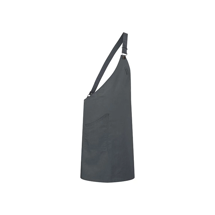 Asymmetrical Bib Apron Classic With Pocket