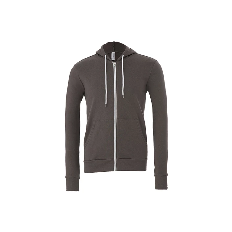 Unisex Poly-Cotton Fleece Full-Zip Hoodie