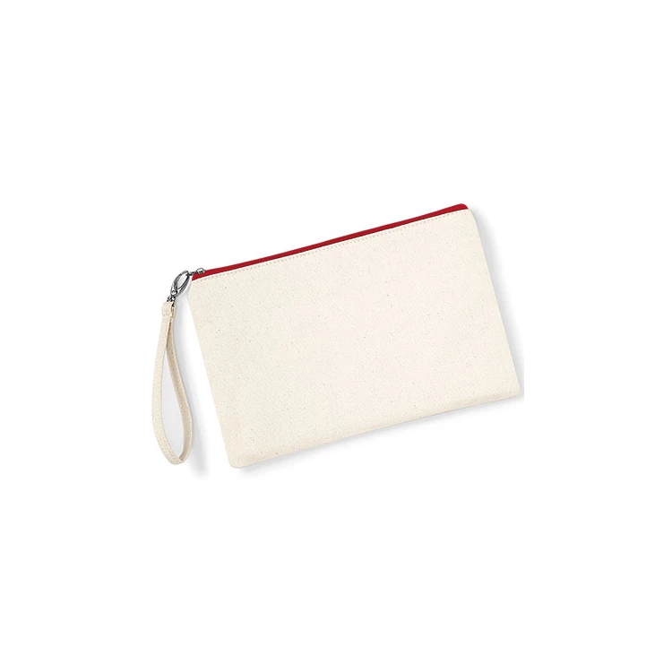 Canvas Wristlet Pouch