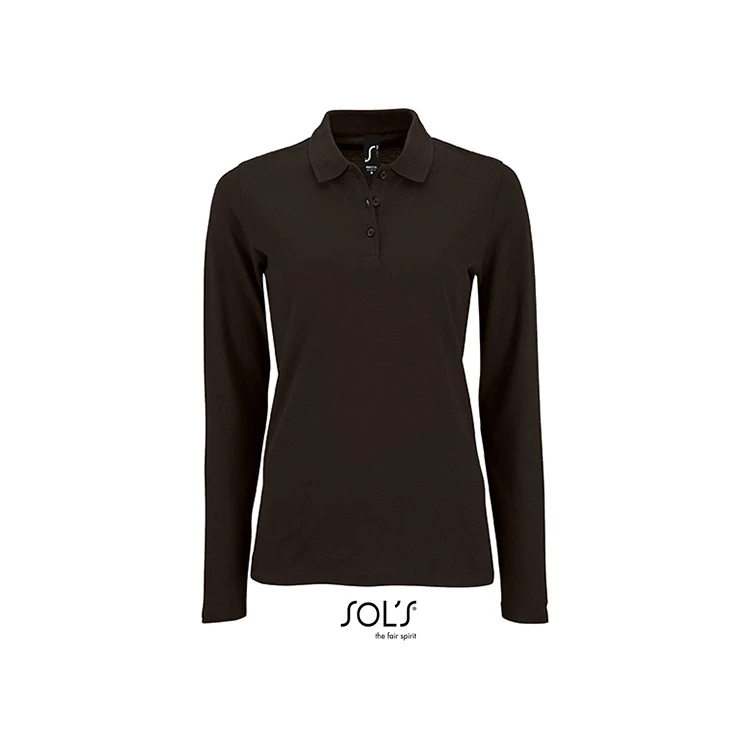 Women's Long-Sleeve Piqué Polo Shirt Perfect