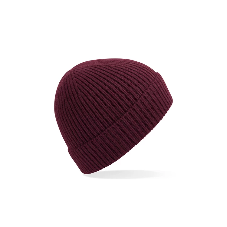 Engineered Knit Ribbed Beanie