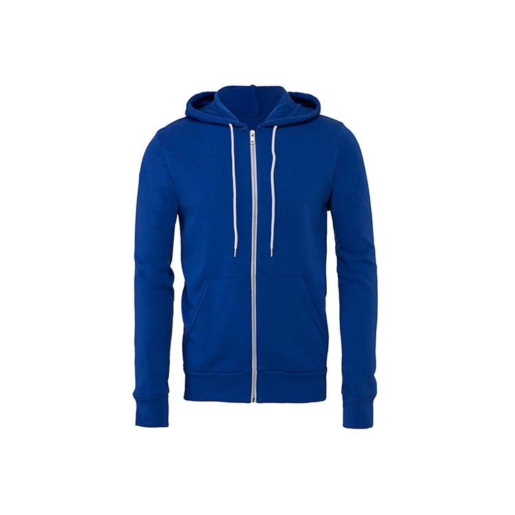 Unisex Poly-Cotton Fleece Full-Zip Hoodie