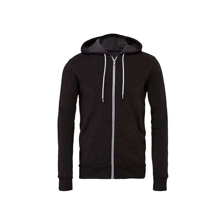 Unisex Poly-Cotton Fleece Full-Zip Hoodie