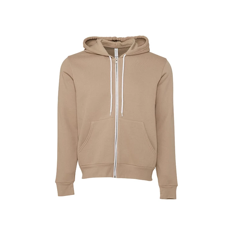 Unisex Poly-Cotton Fleece Full-Zip Hoodie