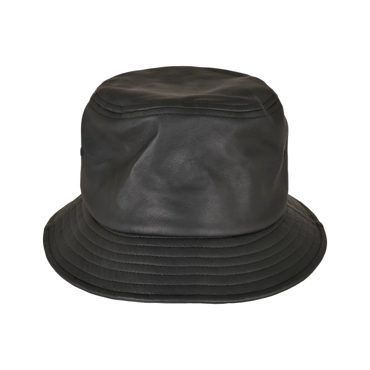 Imitation Leather Bucket Hat