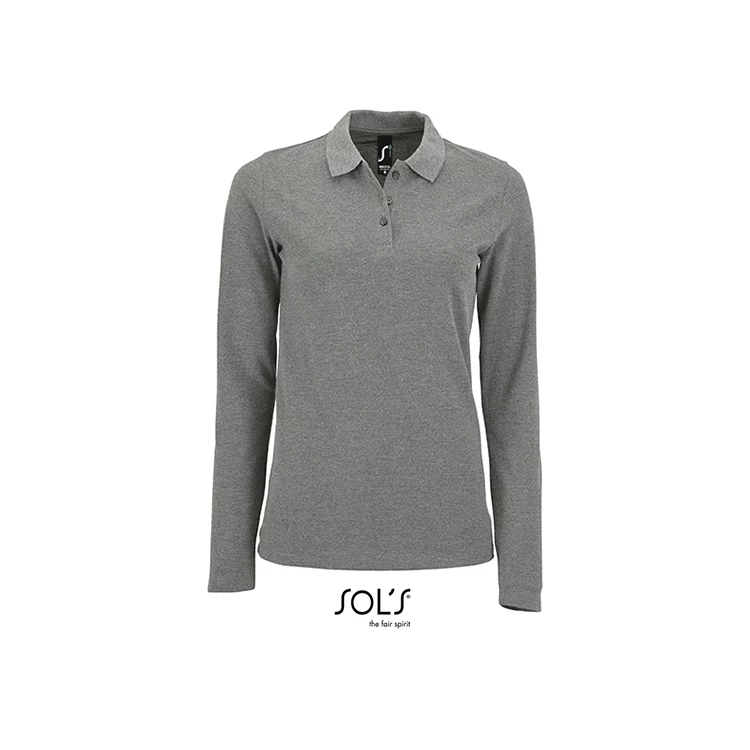 Women's Long-Sleeve Piqué Polo Shirt Perfect