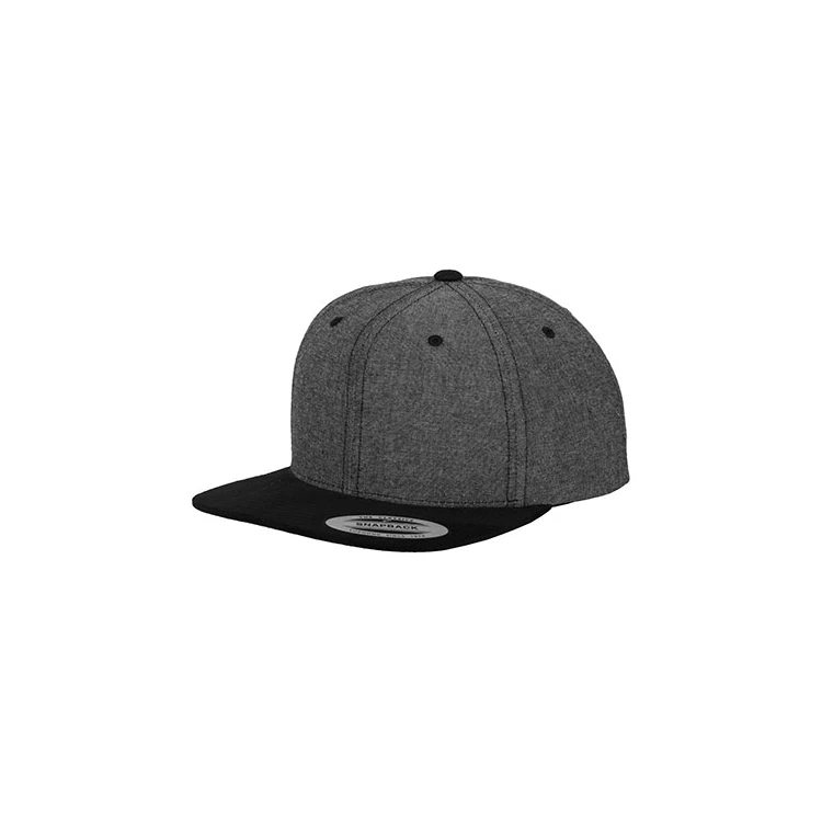 Chambray-Suede Snapback