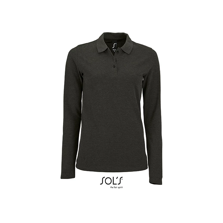 Women's Long-Sleeve Piqué Polo Shirt Perfect