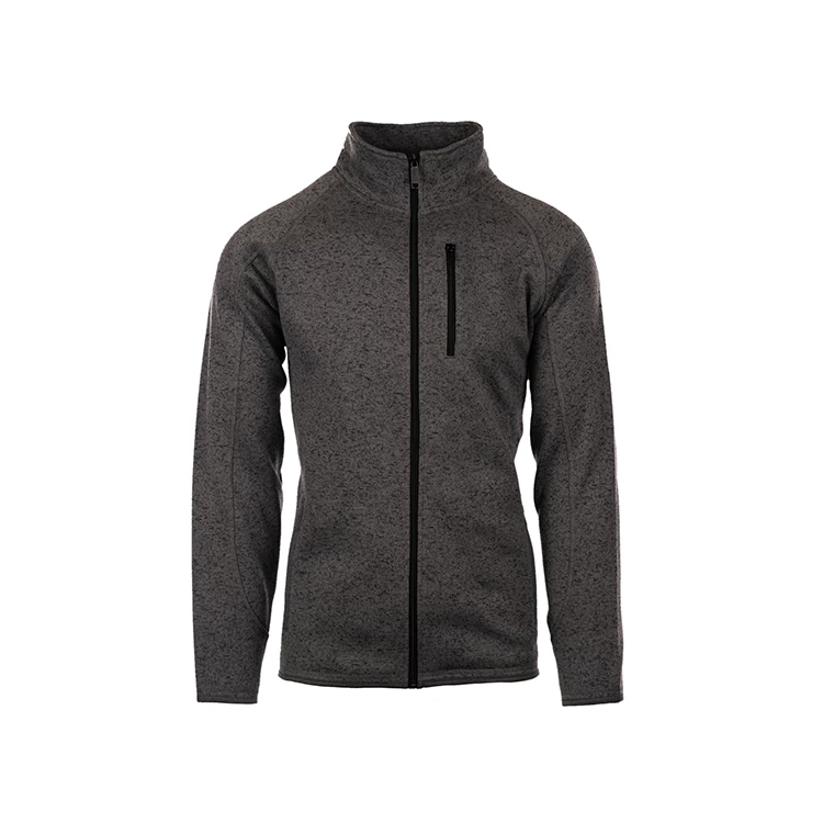 Men's Full Zip Sweater Knit Jacket