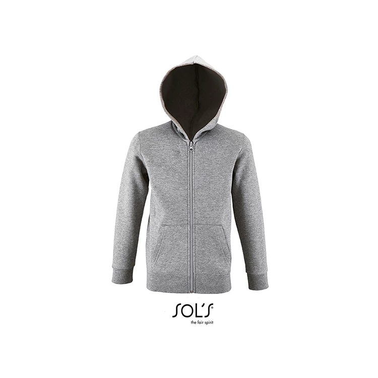 Kids' Zip Hoodie Stone