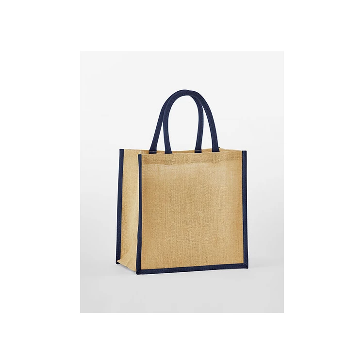 Natural Starched Jute Mini Gift Bag