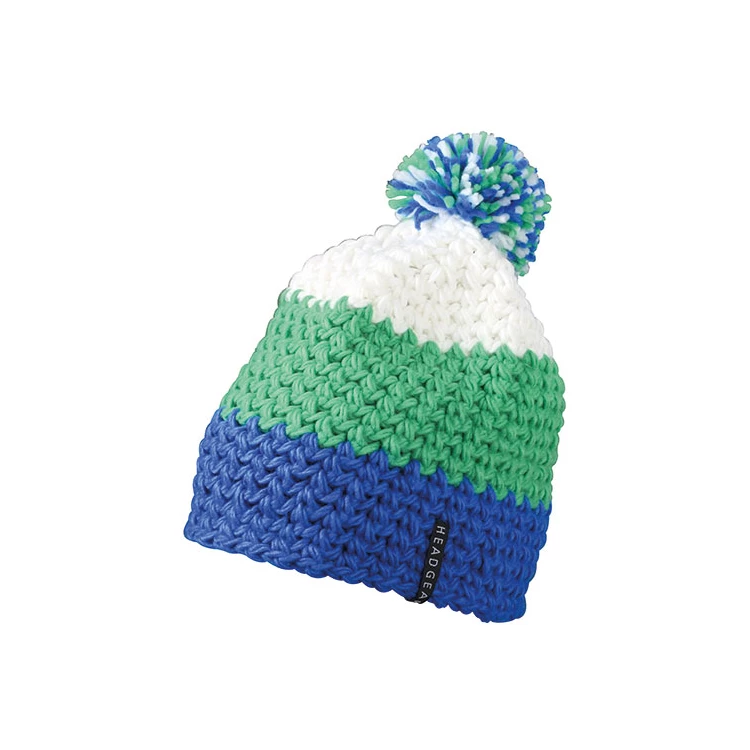 Crocheted Cap With Pompon