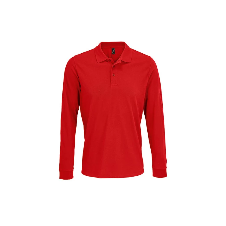 Unisex Long Sleeve Polycotton Polo Shirt