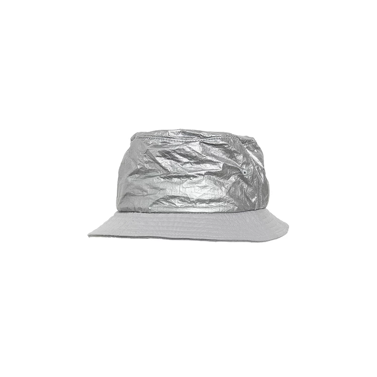 Crinkled Paper Bucket Hat