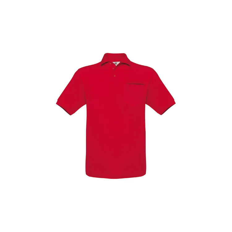 Unisex Polo Safran Pocket