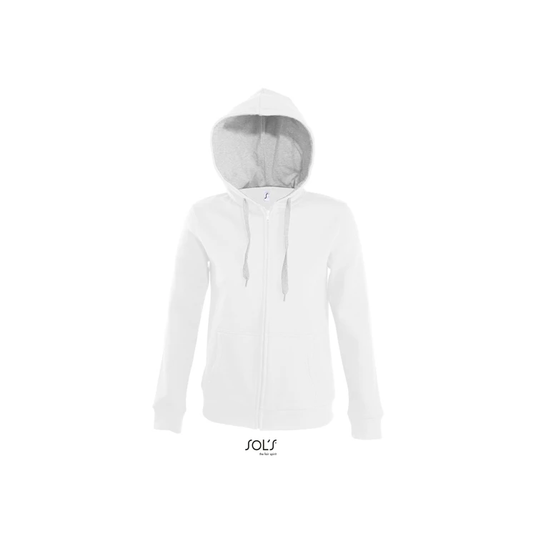 Women's Contrast Hooded Zip Jacket Soul