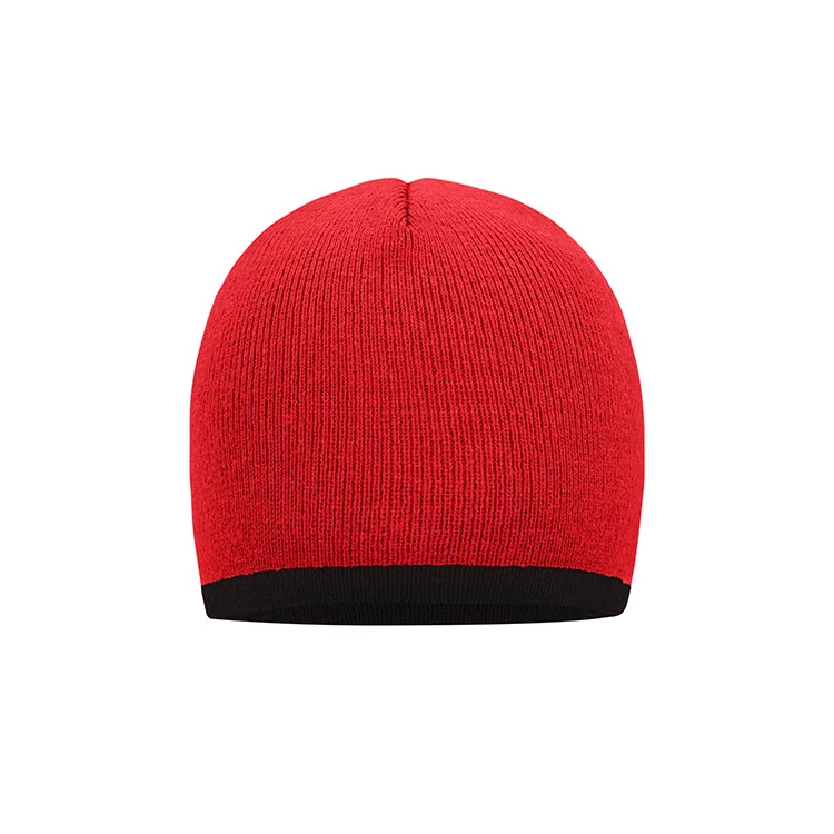 Beanie With Contrasting Border