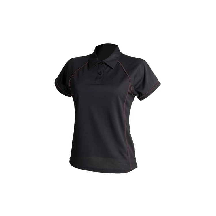 Ladies' Piped Performance Polo