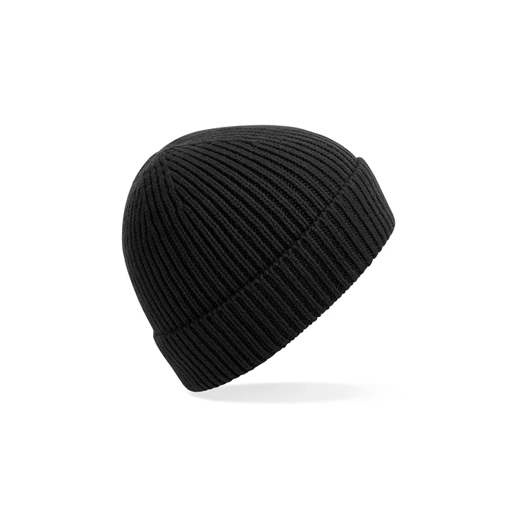 Engineered Knit Ribbed Beanie