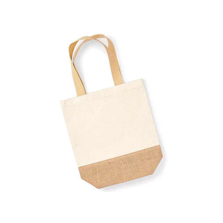 Jute Base Canvas Shopper