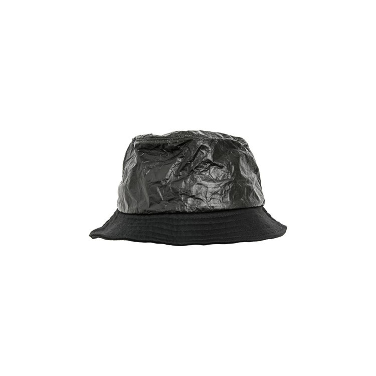 Crinkled Paper Bucket Hat