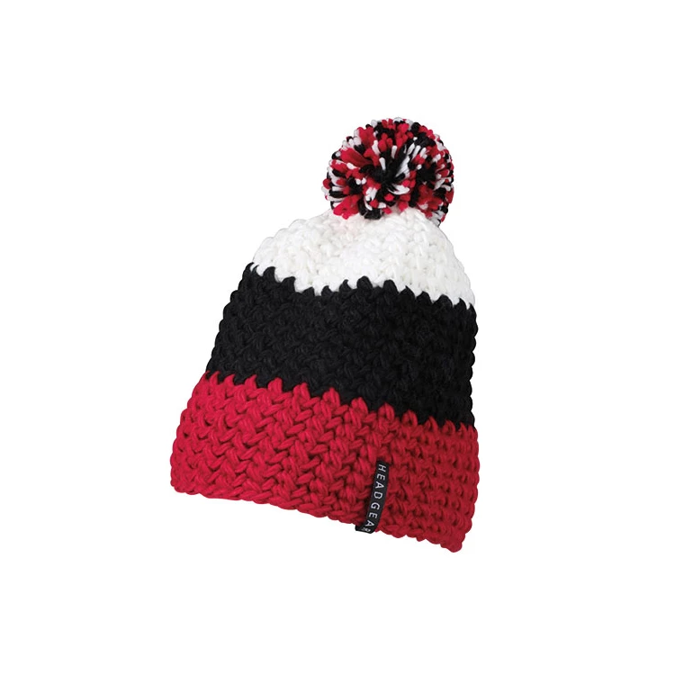 Crocheted Cap With Pompon