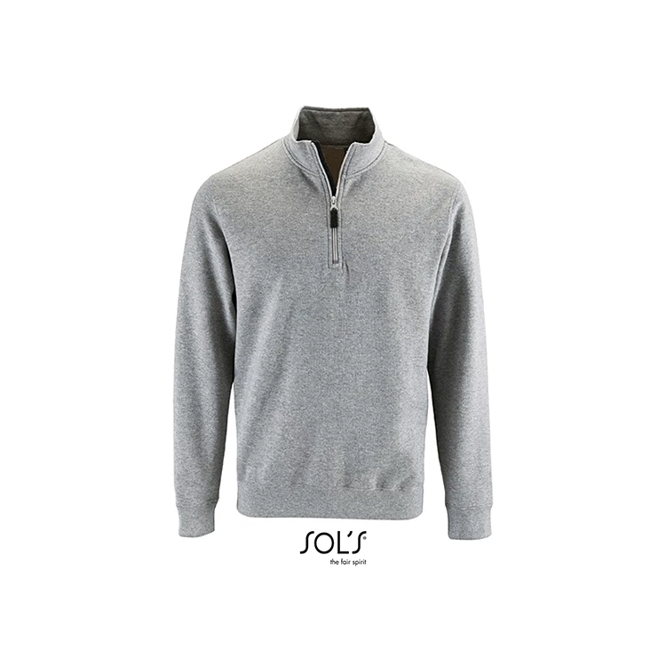 Men's Zip High Collar Sweatshirt Stan