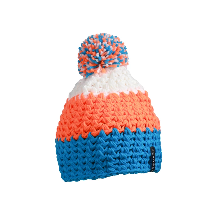 Crocheted Cap With Pompon