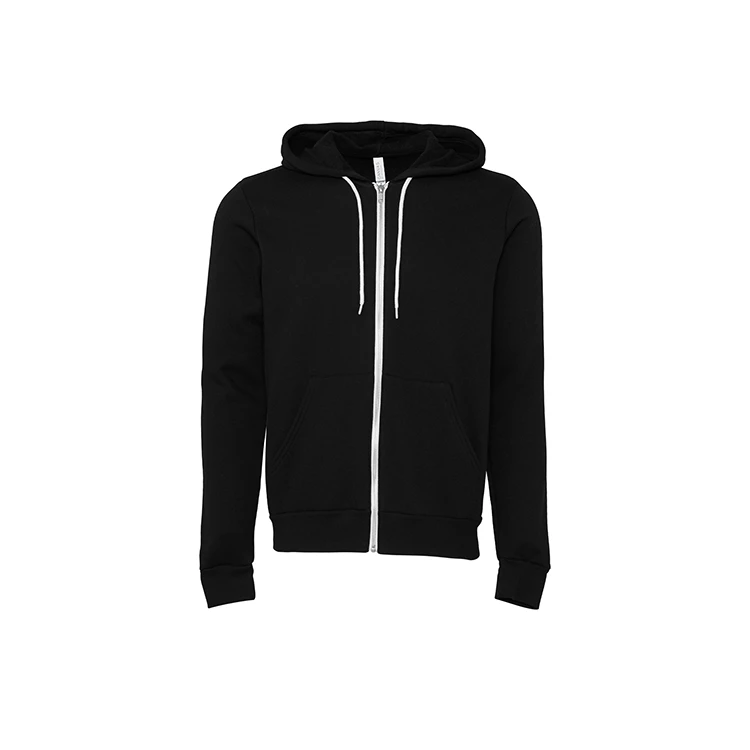 Unisex Poly-Cotton Fleece Full-Zip Hoodie