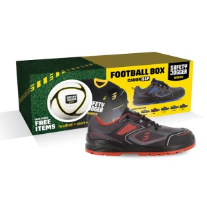 Promobox\u0020Cador\u0020met\u0020gratis\u0020voetbal,\u0020voetbal\u0020shirt\u0020\u0026\u0020kousen - red