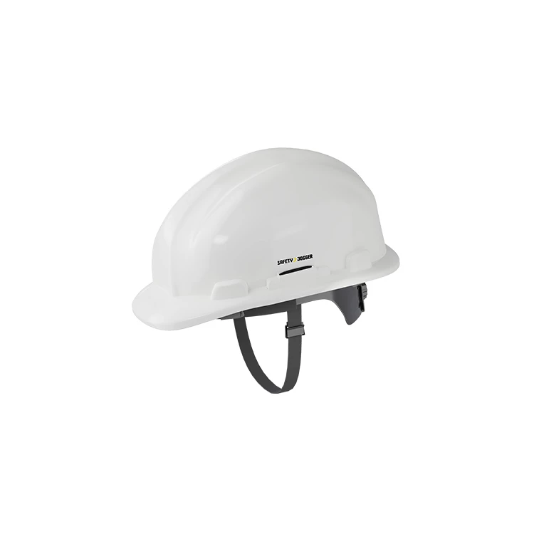 Lichte helm met kinband die de hele dag bescherming en draagcomfort biedt