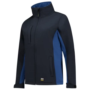 Softshell\u0020Bicolor\u0020Dames - NavyRoyalblue