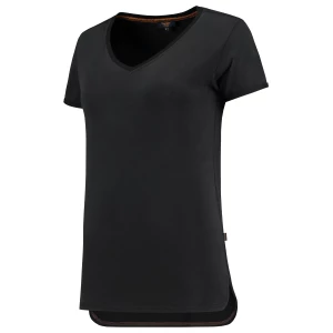 T\u002Dshirt\u0020Premium\u0020V\u0020Hals\u0020Dames - Black