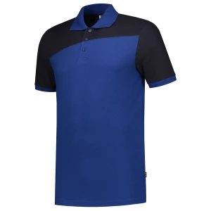 Poloshirt\u0020Bicolor\u0020Naden - RoyalblueNavy