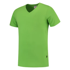 T\u002Dshirt\u0020V\u0020Hals\u0020Fitted - Lime