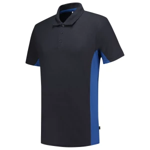 Poloshirt\u0020Bicolor - NavyRoyalblue