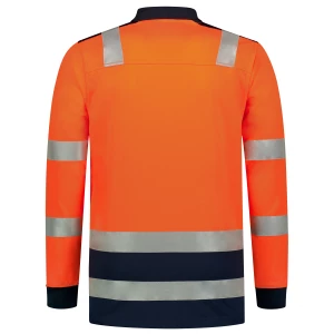 Poloshirt High Vis Bicolor Lange Mouw