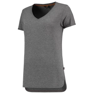 T\u002Dshirt\u0020Premium\u0020V\u0020Hals\u0020Dames - Stonegreymel