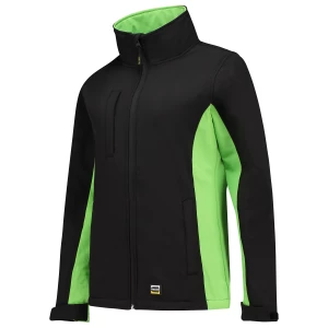 Softshell\u0020Bicolor\u0020Dames - BlackLime