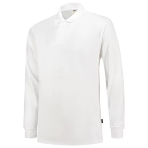 Poloshirt\u0020UV\u0020Block\u0020Cooldry\u0020Lange\u0020Mouw - White